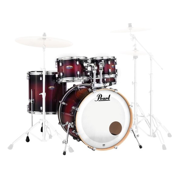 Pearl Decade Maple 22'' Am Shell Pack, Deep Red Burst