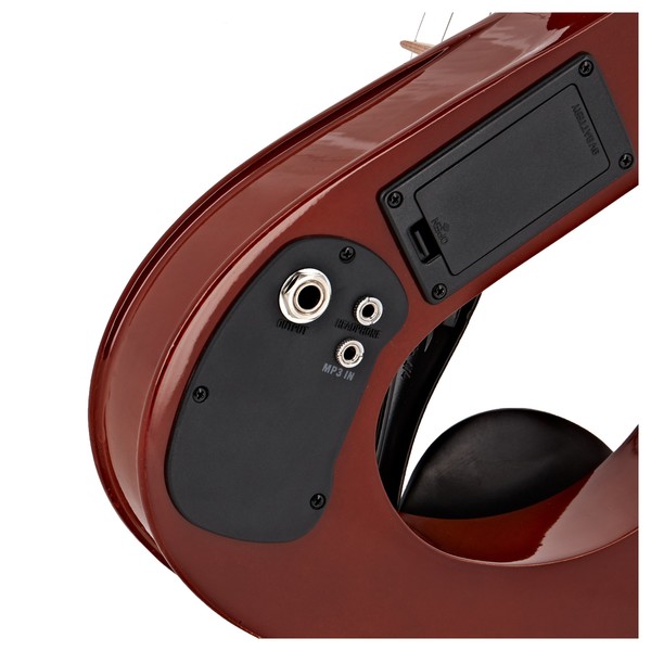 Stagg S-Shaped Electric Violin Outfit, Violin Burst