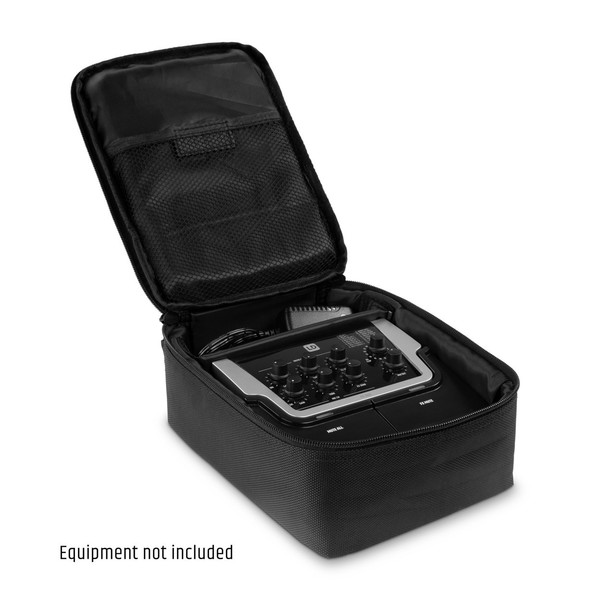 LD Systems Padded Bag for FX 300, Bag Open with Equipment