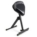 Gravity FMSEAT1 Height adjustable stool with footrest - Seat down 