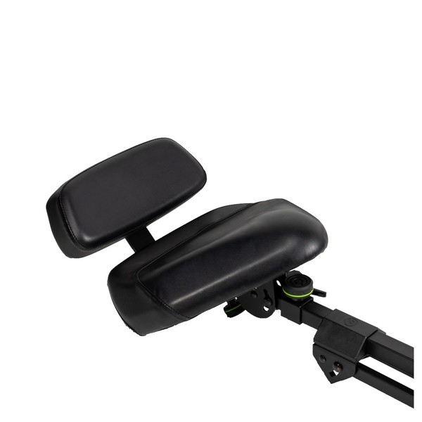 Gravity FMSEAT1BR Height adjustable stool with foot and backrest - Close Up