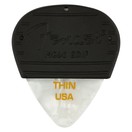 Fender Mojo Grip 3 Pack Celluloid White Moto Picks, Thin