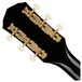 Fender Tim Armstrong Hellcat Anniversary Electro Acoustic, Black - Rear of Headstock View