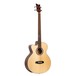 Ortega D538-4-L Electro Acoustic Bass LH, Natural, Front