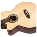 Ortega D538-4-L Electro Acoustic Bass LH, Natural, Body Closeup 