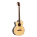 Ortega STRIPSU.ACB-L Electro Acoustic Bass LH, Natural - Front