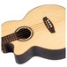 Ortega STRIPSU.ACB-L Electro Acoustic Bass LH, Natural - Body Closeup