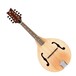 Ortega RMA5NA-L A Style Acoustic Mandolin LH, Natural, Front Angled Left