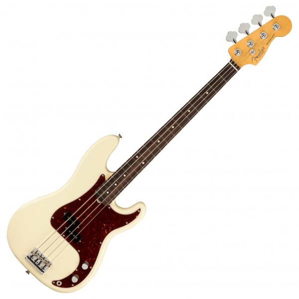 Fender American Pro II Precision Bass RW, Olympic White - front