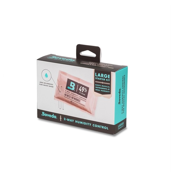 Boveda Humidity Control Starter Kit Large, 49% 70g - Front Angled Left