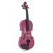 Stentor Harlequin Violin Outfit, Raspberry Pink, 1/4. front