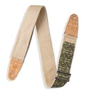 Levy's MH8P-005 2" Natural Hemp Webbing Strap, Illuminati w/ Cork Ends