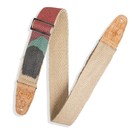 Levy's Vegan Hemp 2" Guitar Strap, Sunset w/ Cork Ends