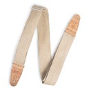 Levy's MH8P-NAT 2" Natural Hemp Webbing Strap, Natural w/ Cork Ends