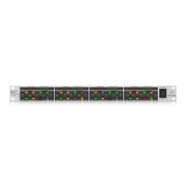 Behringer Multicom Pro-XL MDX4600 V2 4-Channel Dynamics Processor, Front Panel