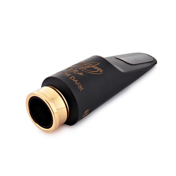 JodyJazz HR* Custom Dark Alto Saxophone Mouthpiece, 4, Shank