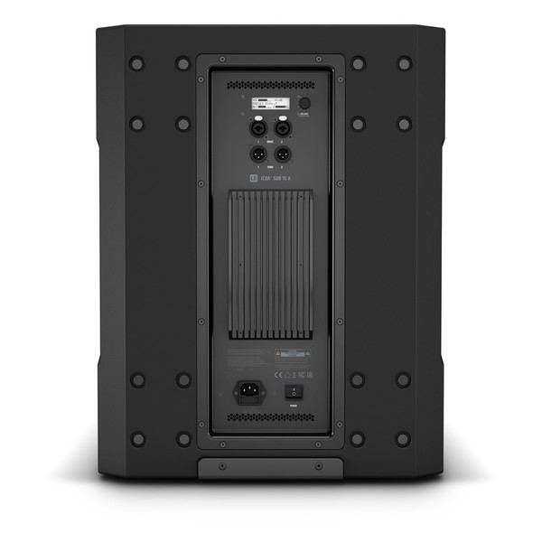LD Systems ICOA SUB 15A Powered 15" Bass Reflex PA Subwoofer - Rear