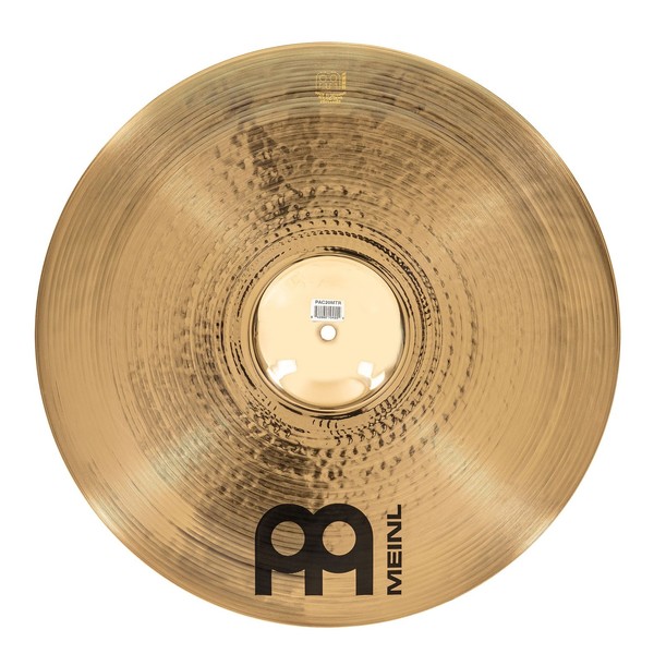 Meinl Pure Alloy Custom 20" Medium Thin Ride - Back
