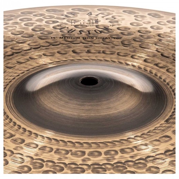 Meinl Pure Alloy Custom 14" Medium Thin Hi-Hats - Side