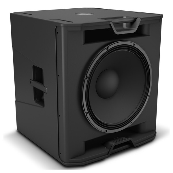 LD Systems ICOA SUB 18A Powered 18" Bass Reflex PA Subwoofer - Front with Grille Removed