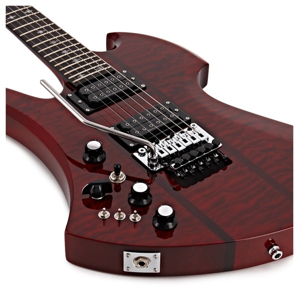 BC Rich Mockingbird Legacy ST FR Left Handed, Trans Red at