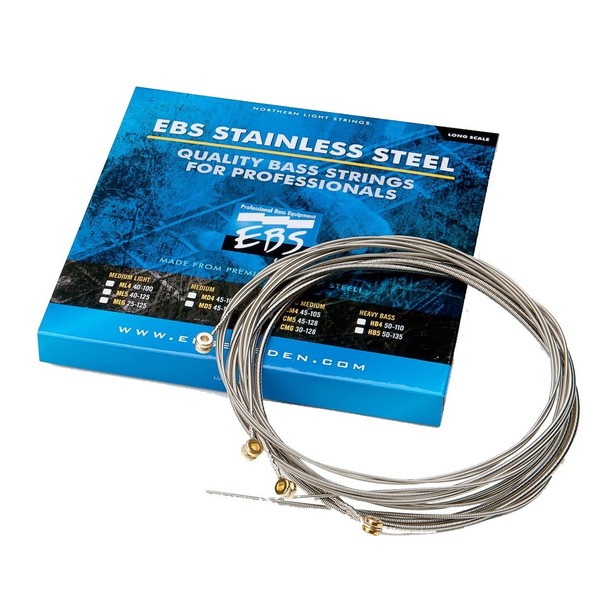 EBS SS-MD4 Stainless Steel Bass Strings 45-100 - main