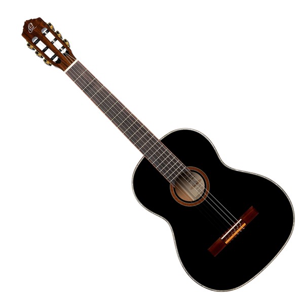 Ortega R221BK-L Nylon String Left Handed, Black Gloss
