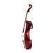 Bridge Draco Electric Cello, Black and Red, Side