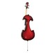 Bridge Draco Electric Cello, Black and Red, Back