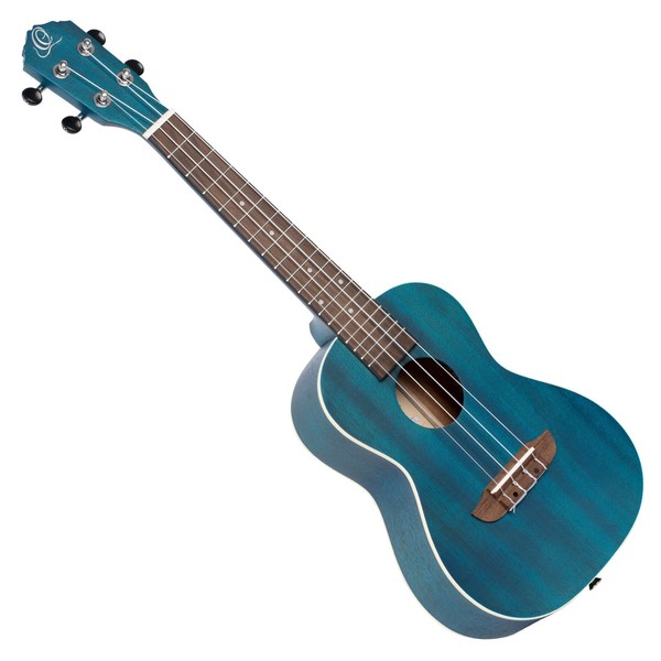 Ortega RUOCEAN-L Concert Ukulele Left Handed, Ocean Blue - Main
