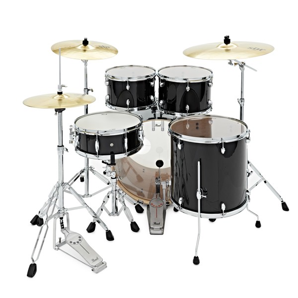 Pearl Export EXX 22'' Rock Drum Kit, Jet Black