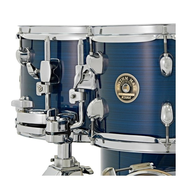 Tama Rhythm Mate 22" Drum Kit with Hardware, Hairline Blue - Toms