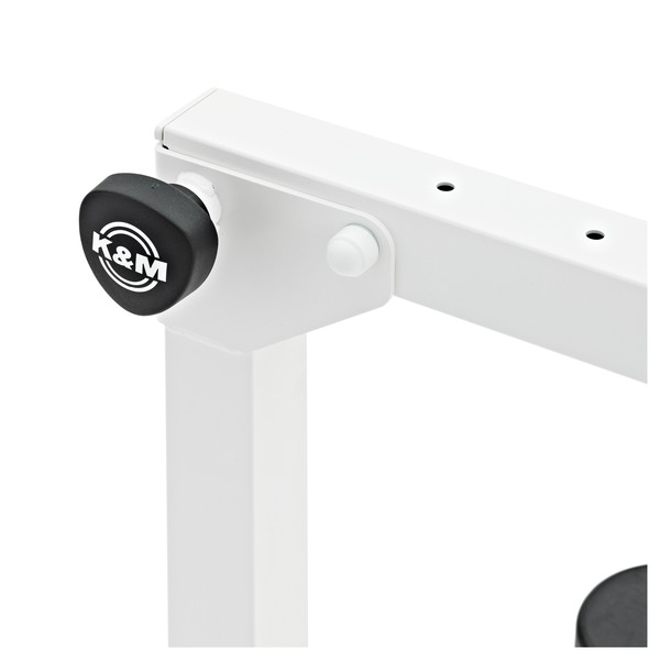 K&M 18820 Omega Pro Table Style Keyboard Stand, White
