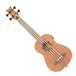 Ortega LIZZY-BS-GB-L Electro Uke Bass Left Handed, Mahogany