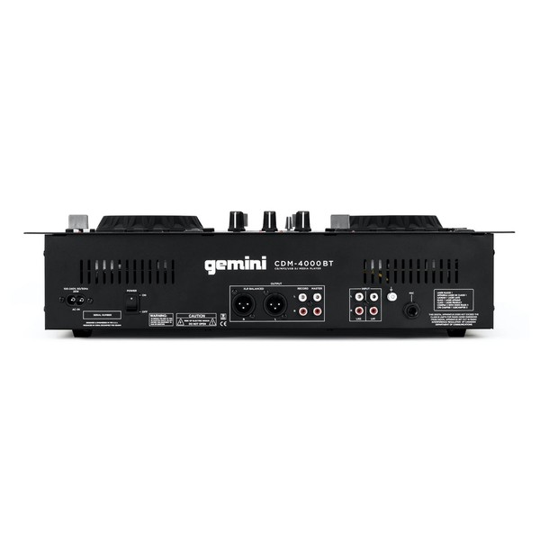 Gemini CDM-4000BT Doppel-CD-Player mit Mischer und Bluetooth 