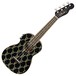 Fender Billie Eilish Ukulele, Black - Front View