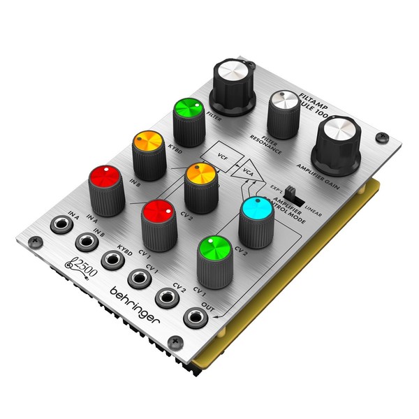 Behringer 24 dB Low-Pass VCF and VCA Module 1006 - Side View 2