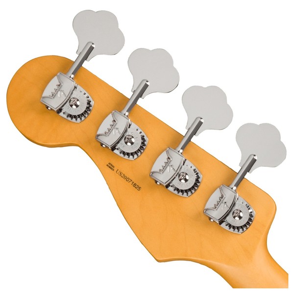 Fender American Pro II Jazz Bass MN, Olympic White - Rear of Headstock View