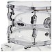 WHD Elite Acrylic Drum Kit, Clear