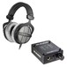 beyerdynamic DT990 Headphones 250, Ohm with M-Audio Transit Pro DAC - Full Bundle