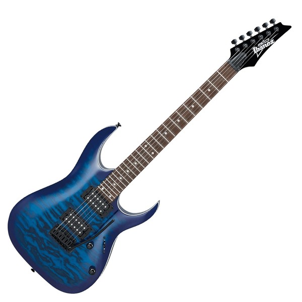 Ibanez GRGA120QA GIO, Transparent Blue Burst - Main