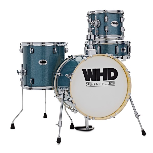 WHD Genesis Compact Drum Kit, Blue Sparkle