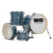 WHD Genesis Compact Drum Kit, Blue Sparkle