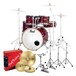 Pearl Export EXL 22'' Fusion 5pc Drum Kit w/Cymbals, Natural Cherry