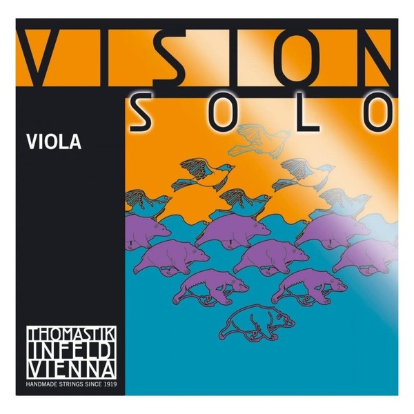 Thomastik Vision Solo Viola String Set, 4/4 Size