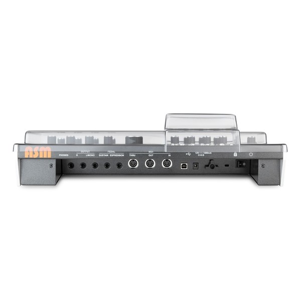Decksaver Ashun Sound Machines Hydrasynth Desktop Cover - Rear View 