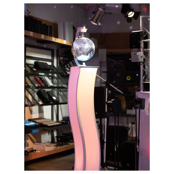 EUROLITE Stand Mount with Motor for Mirror balls up to 30cm wh- Stand