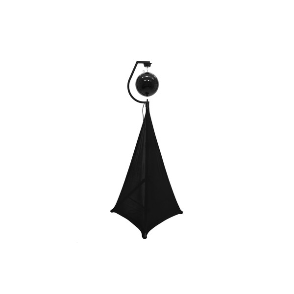 EUROLITE Stand Mount with Motor for Mirror balls up to 30cm bk- Whole black