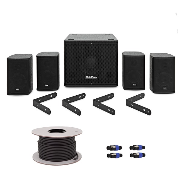 SubZero HiCAST S84 4.1 PA System, Installation Pack