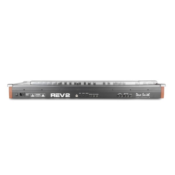 Decksaver Sequential Rev-2 Keyboard Cover, Soft Fit - Rear View 
